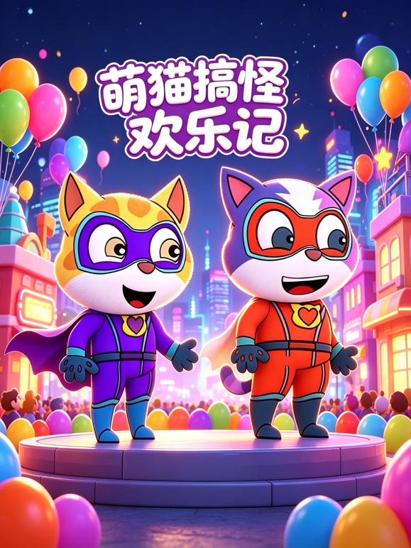 萌猫搞怪欢乐记封面图