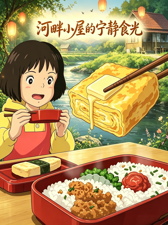 河畔小屋的宁静食光封面图