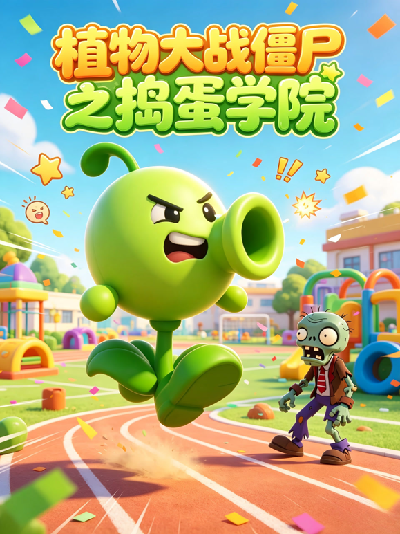 植物大战僵尸之捣蛋学院封面图