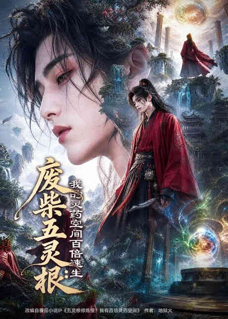 废柴五灵根：我的灵药空间百倍速生封面图