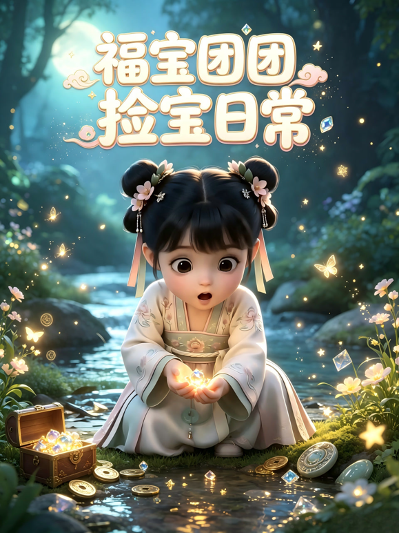 福宝团团捡宝日常封面图